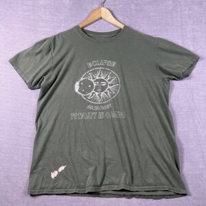 Unbranded 2017 Solar Eclipse Totality Graphic Short Sleeve T Shirt Mens L Gray